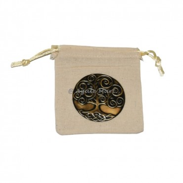 Tree of Life Bronze Pouch