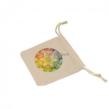 Rainbow Spiral Flower Pouch