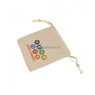 Seven Chakra Text Pouch