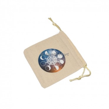 Moon Phases Sacred Geometry Pouch