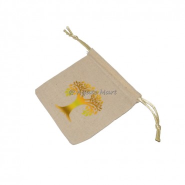 Golden Tree of Life Pouch