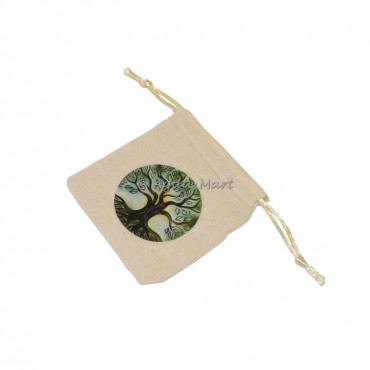 Green Tree of Life Pouch