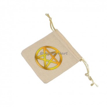 Pentagram Printed Bag