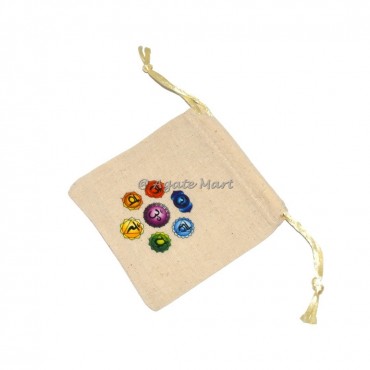 Chakra Symbol Printed Bag