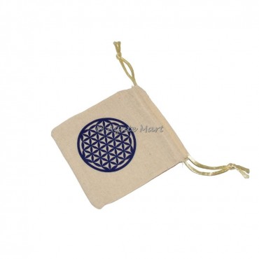 Flower of life printed bag