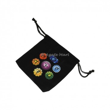 Sanskrit Chakra Symbol Cotton Packing Bag