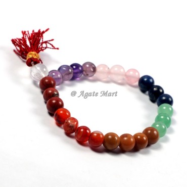 Seven Chakra Stones Power Healing Bracelet