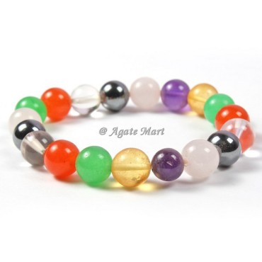 Seven Chakra Stones Bracelet