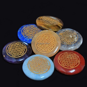 Seven Chakra Flower Of Life Disc Set