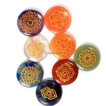 Seven Chakra Thymus Disc Set