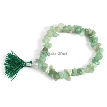 Green Aventurine Chips Stones Bracelet