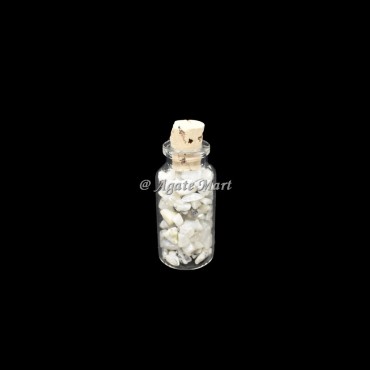 Rainbow Moonstone Crystals Chips Bottel Bottle