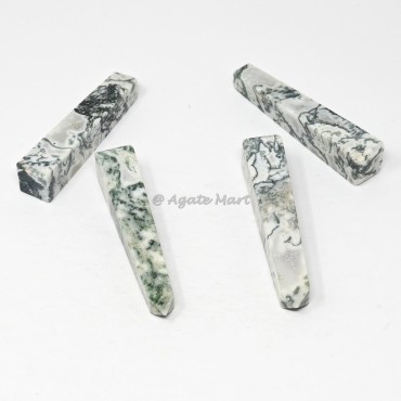 Tree Agate Gemstone Tower