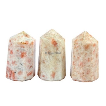 Sunstone Faceted Obelisk