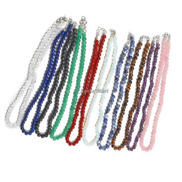 Assorted Gemstone Beads Necklace