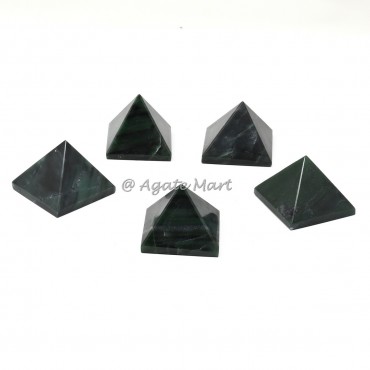 Green Fancy Jasper Pyramids