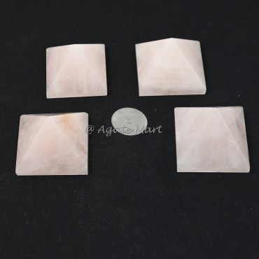 Rose Quartz Pyramids