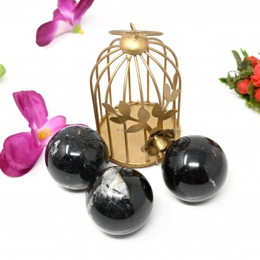 Black Tourmaline Spheres