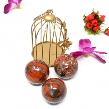 Red Jasper Spheres