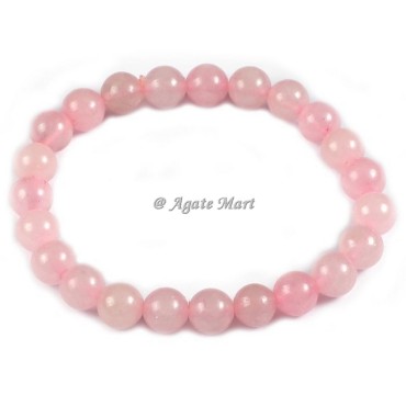 Rose Quartz Healing Crystals Healing Bracelet