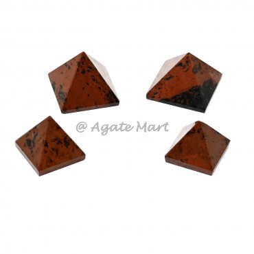 Mahogany Obsidian Pyramid