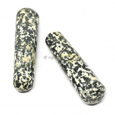 Zebra jasper Massage Wand