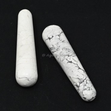 Howlite Massage Wand