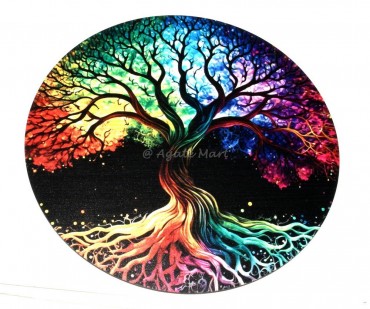 7 Chakra 3D Tree Of Life Pendulum Board