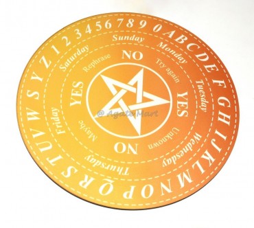 Pentagram Pendulum Board Orange and Yellow