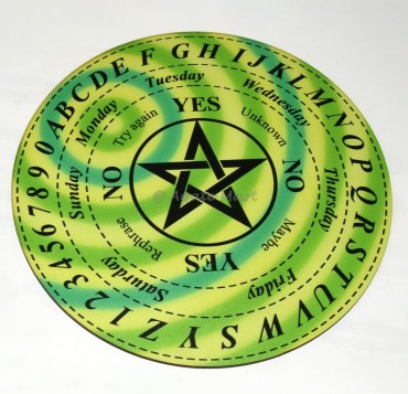 Spiral Enchantment Pentagram Pendulum Board