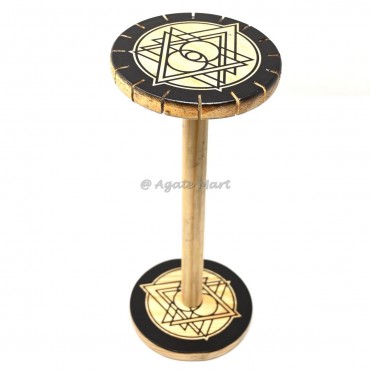 Mandala Geometry Wooden Holder