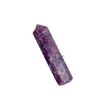 Lepidolite Faceted Pencil