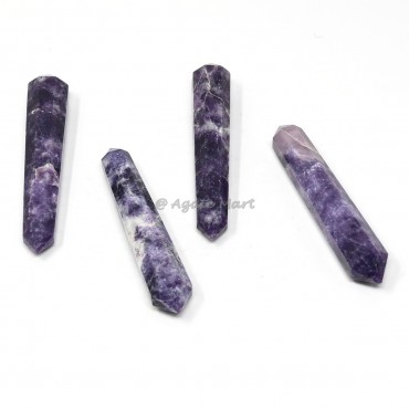 Lepidolite Double Terminated Point