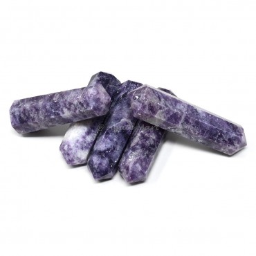 Lepidolite Double Terminated Point