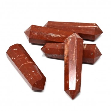 Red Jasper Double Terminated Point