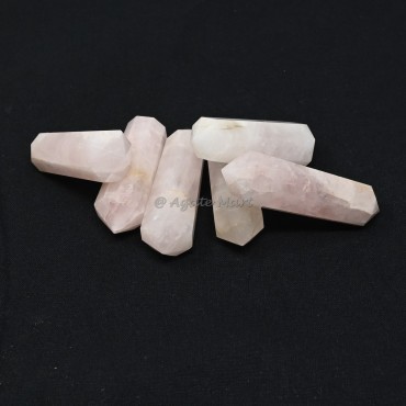 Rose Quartz Double Terminated Point