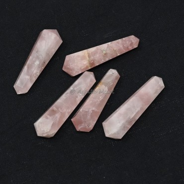 Rose Quartz Double Terminated Point