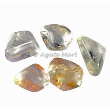 Brazilian Crystal Quartz Tumble Stone