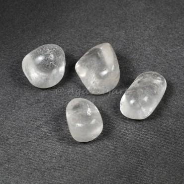 Indian Crystal Quartz Tumbled Stone