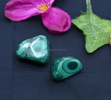 Malachite Tumbled Stones